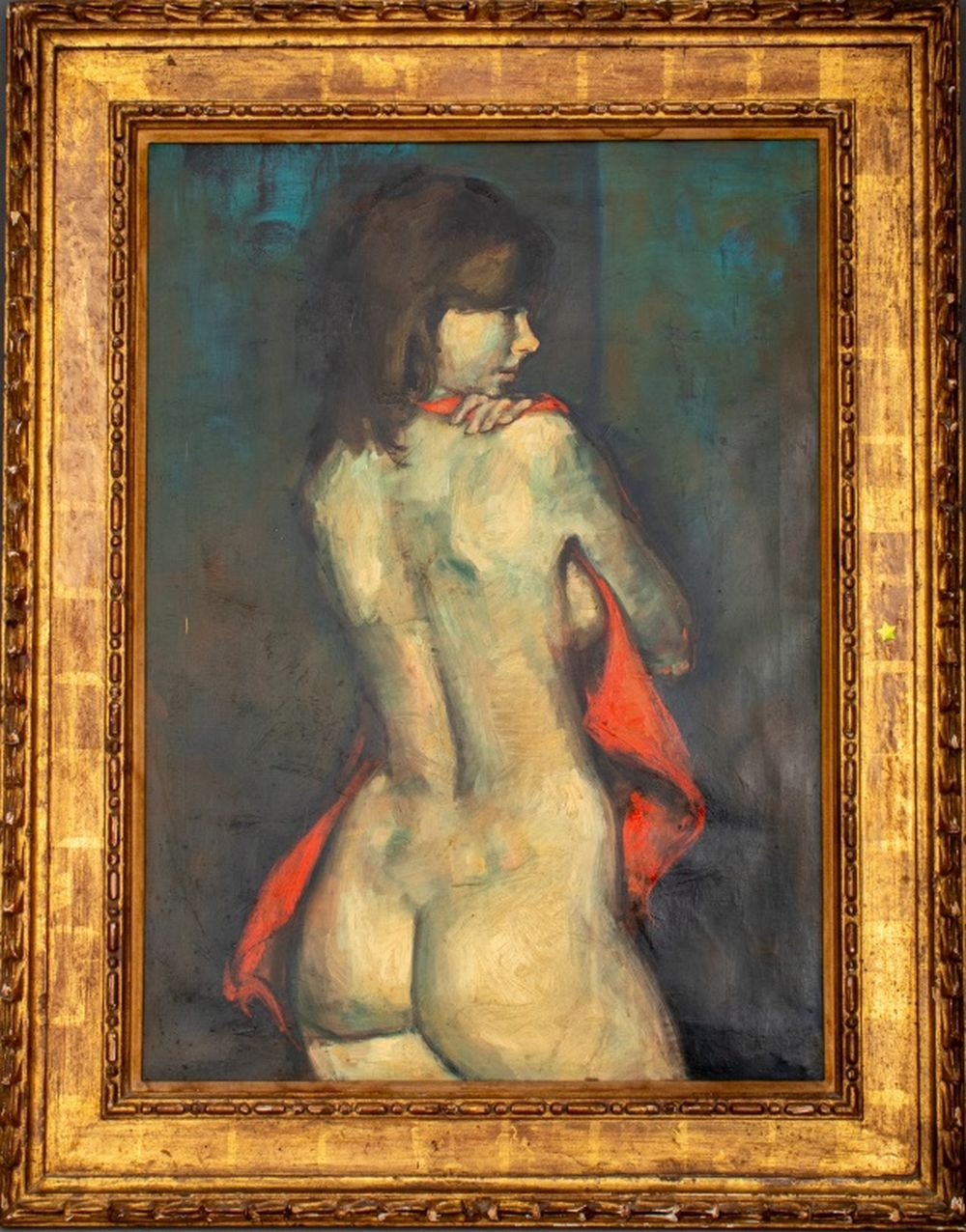 JAN DE RUTH NUDE WITH RED TOWEL  3ce73e