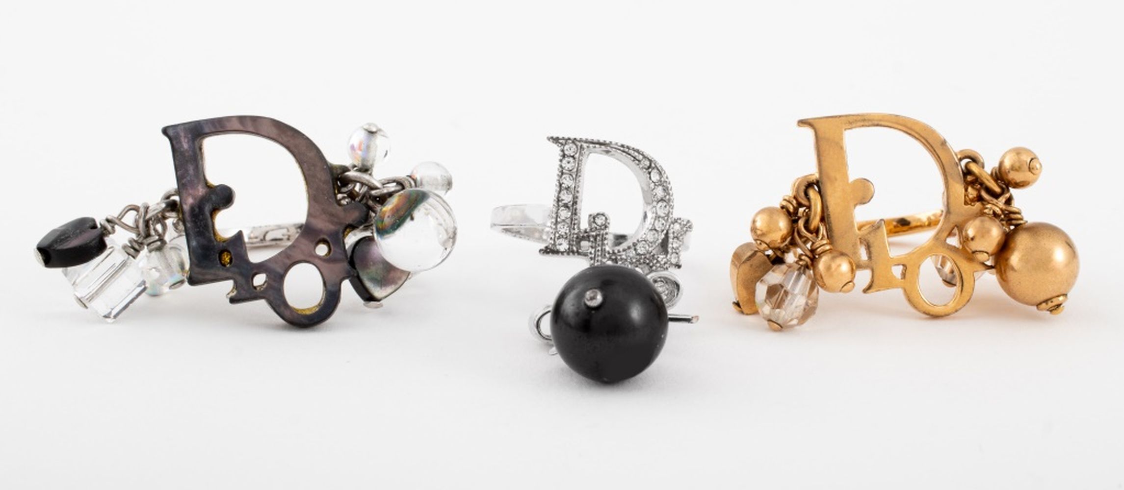 CHRISTIAN DIOR STATEMENT RINGS,