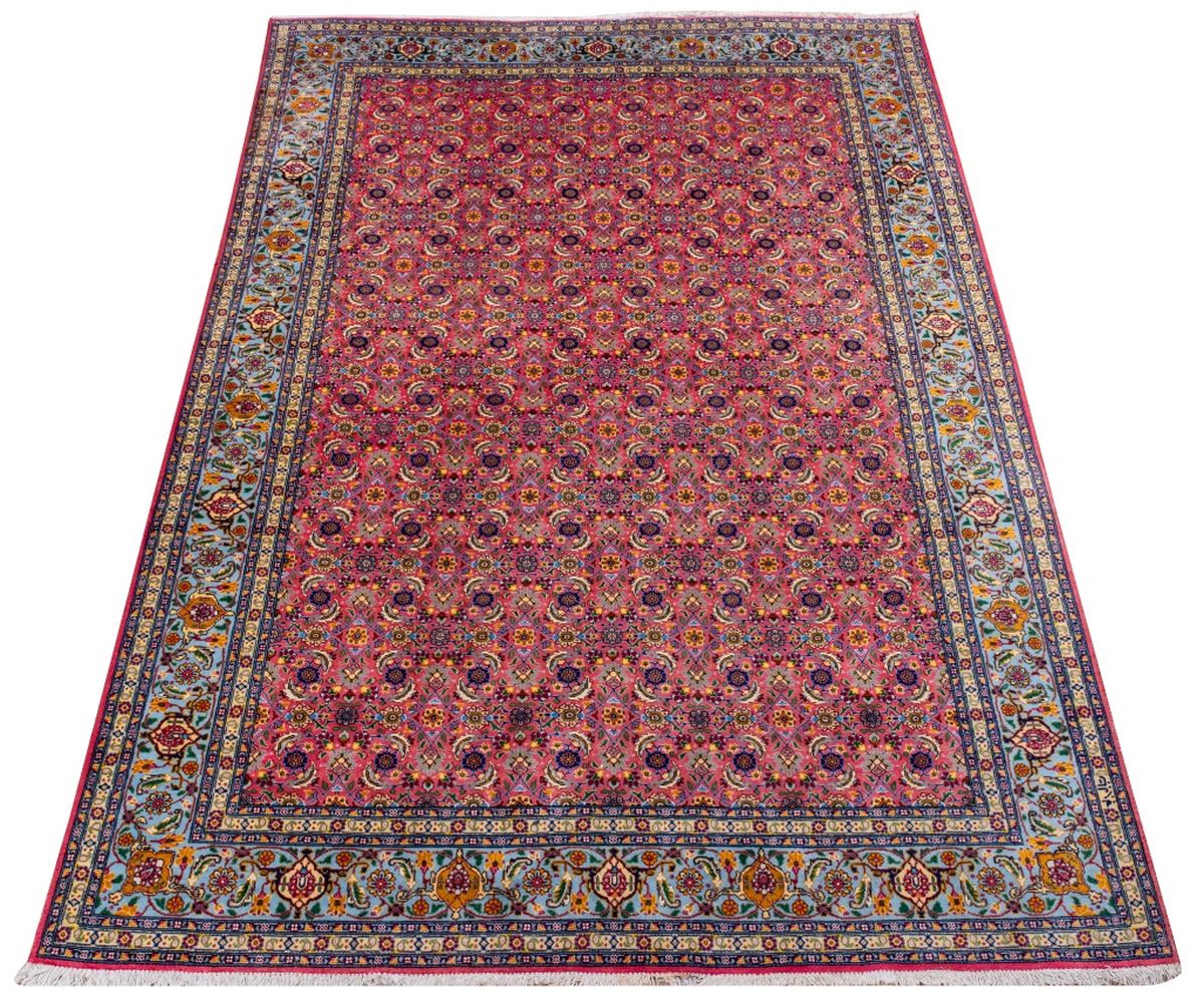 TURKISH FLORAL PICTORIAL RUG, 9'