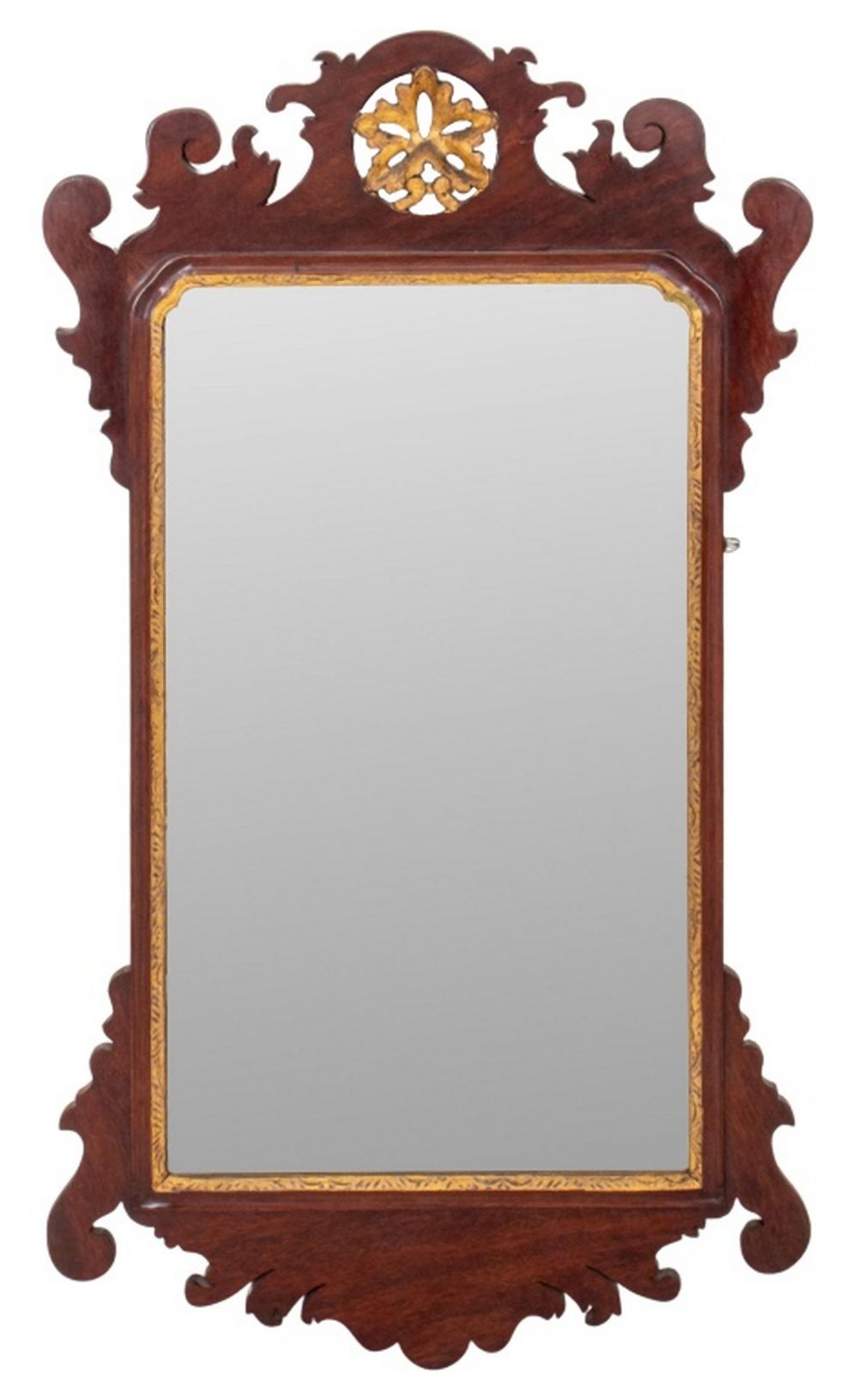 AMERICAN CHIPPENDALE STYLE MIRROR  3ce7fe