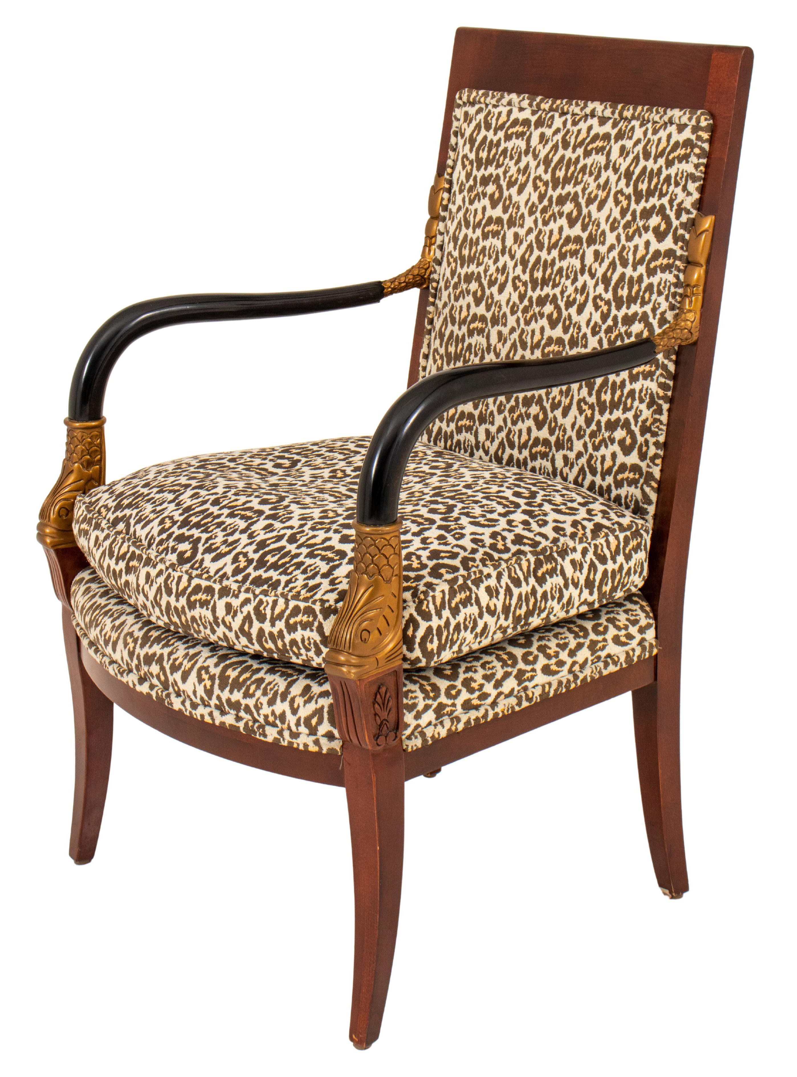 FRENCH CONSULAT STYLE ARM CHAIR