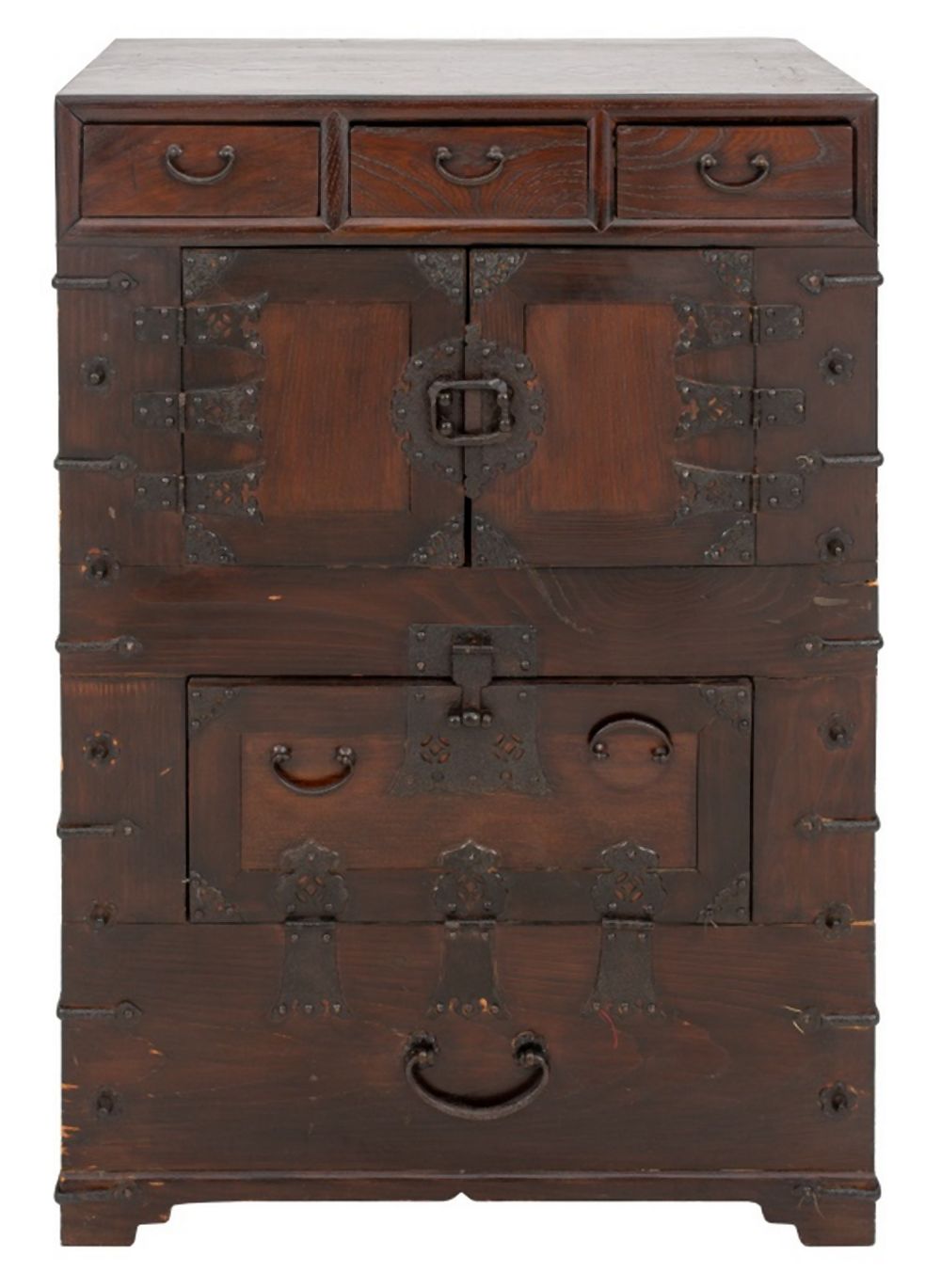 CHINESE ELM WOOD CHEST Chinese 3ce834