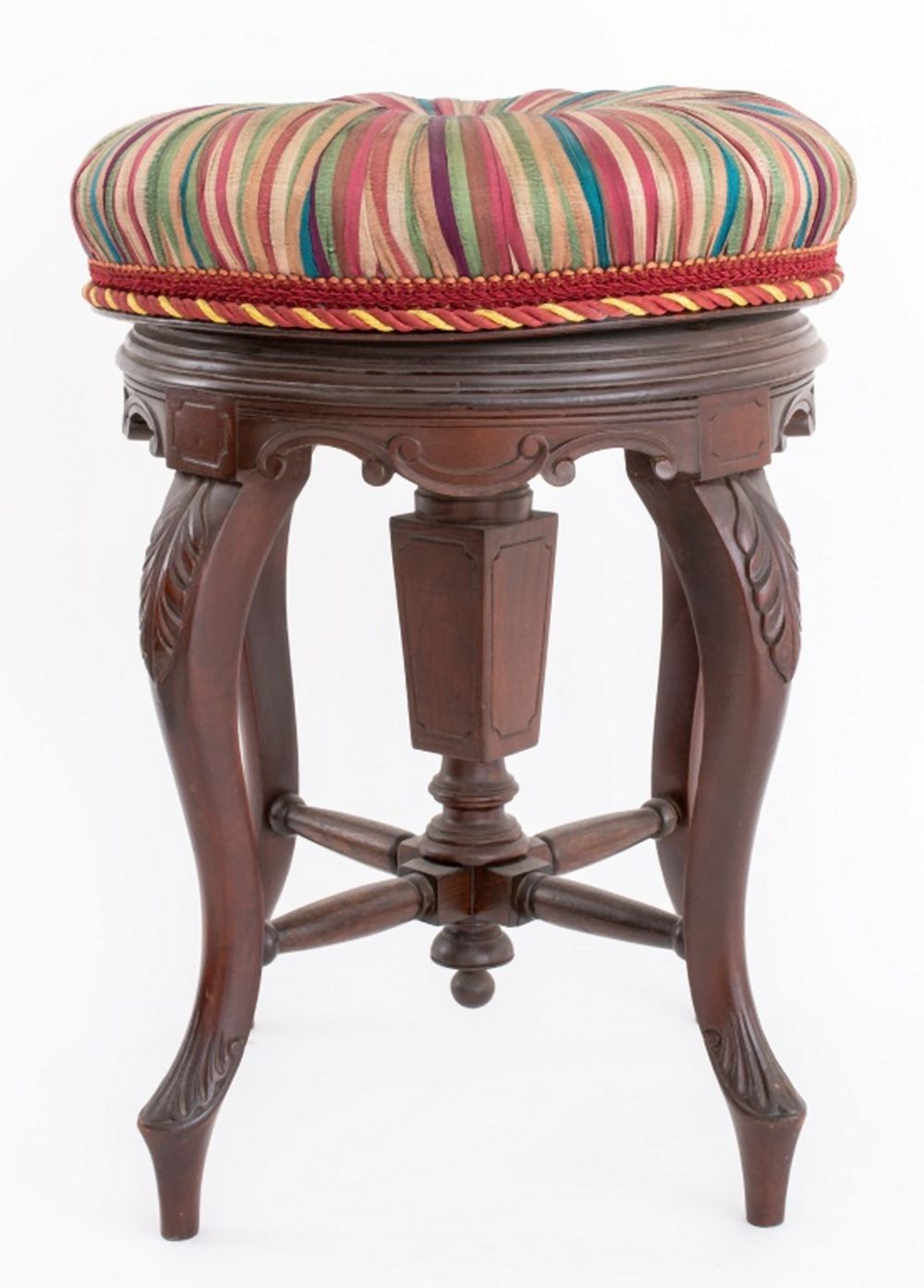 AMERICAN RENAISSANCE REVIVAL STOOL  3ce8b0