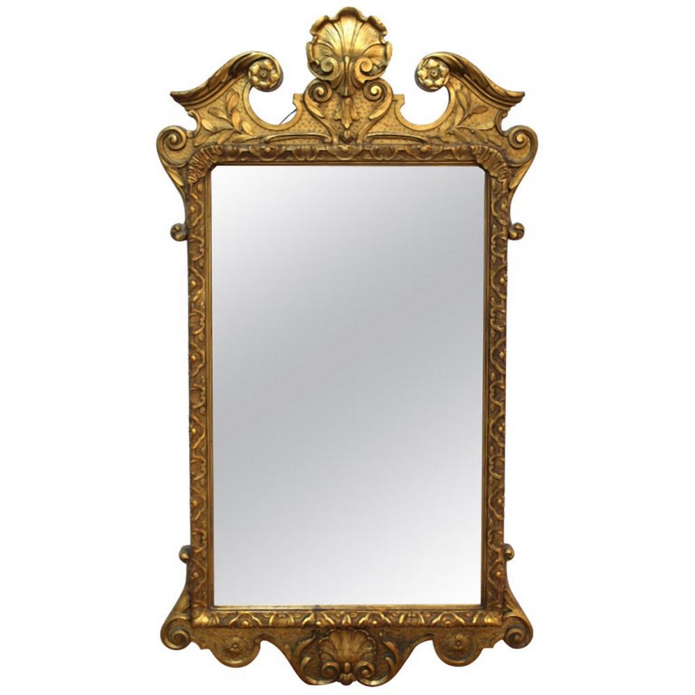 BAROQUE STYLE GILTWOOD WALL MIRROR 3ce91d