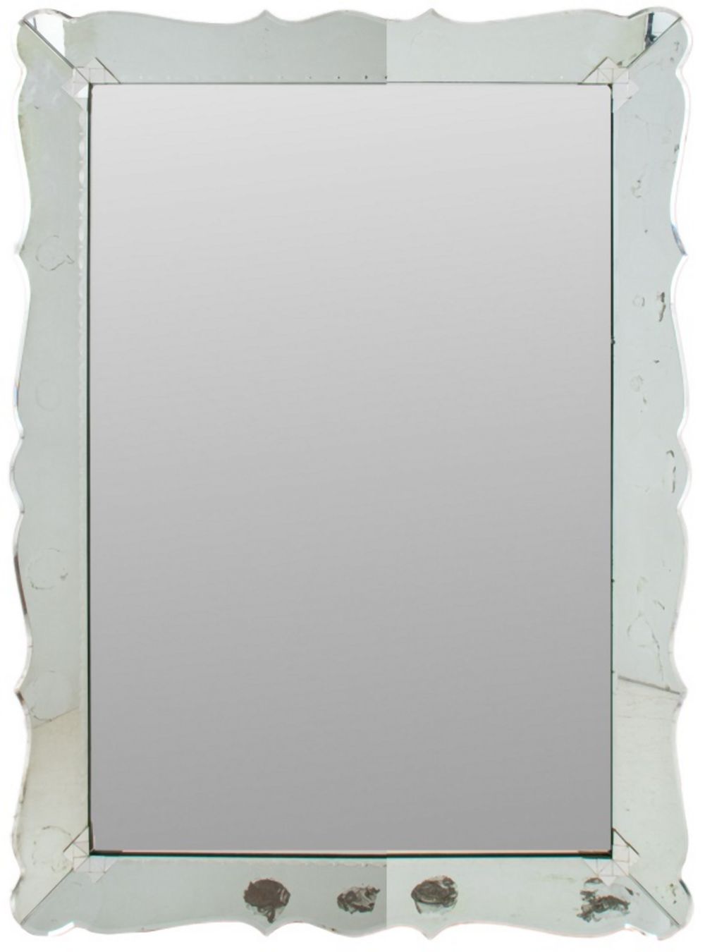 ART DECO VENETIAN STYLE MIRROR  3ce921