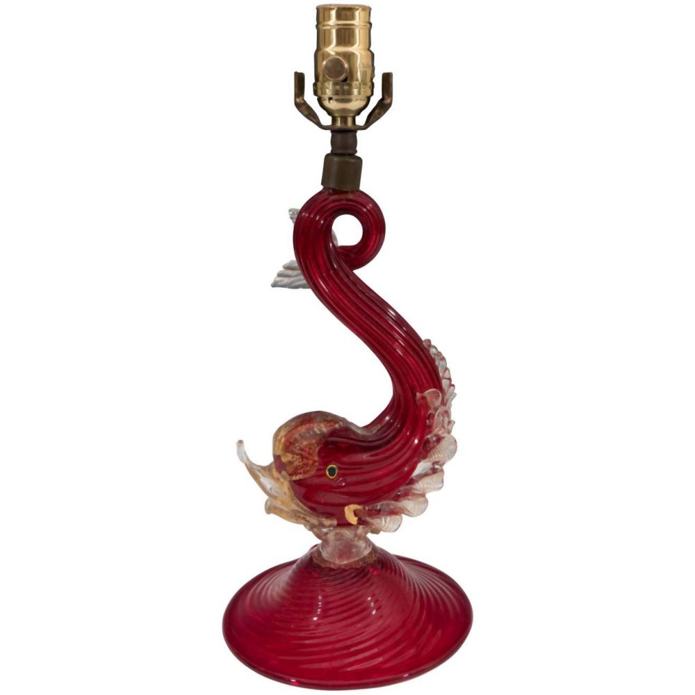 BAROVIER TOSO ATTR RED MURANO 3ce966