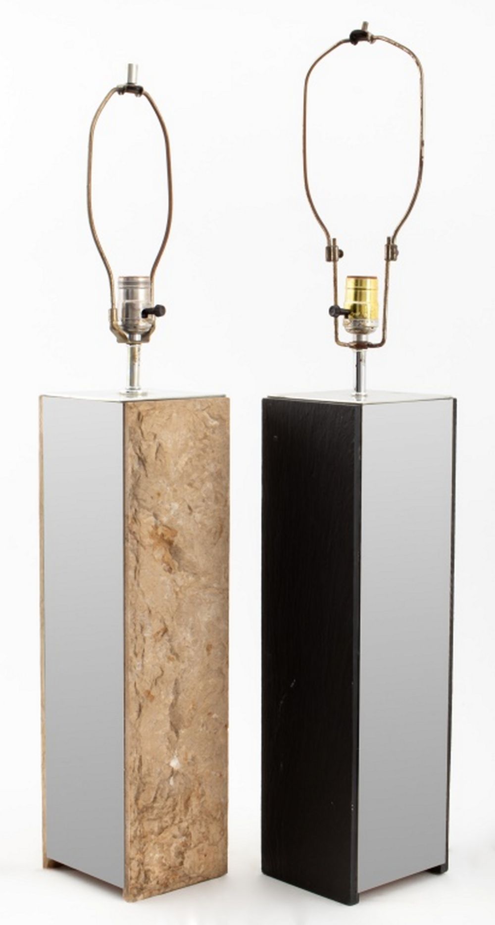 MODERN STONE SLATE TABLE LAMPS  3ce969