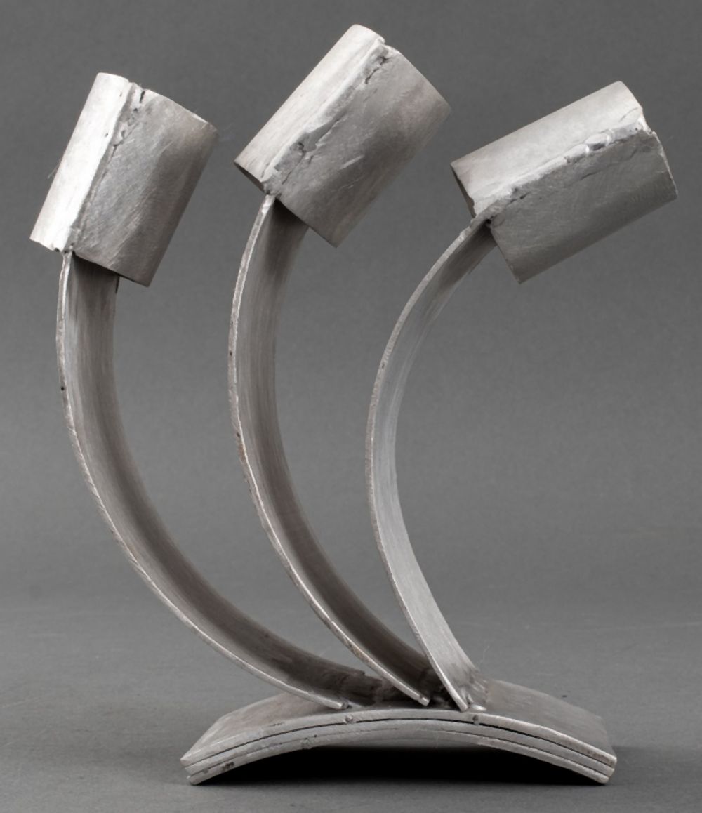 PAULA MEIZNER "SHIN" JUDAICA ALUMINUM