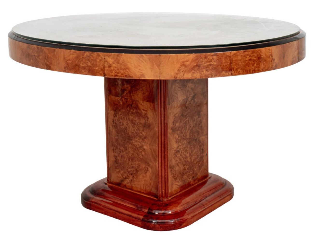 ART DECO EXTENDING PEDESTAL DINING 3cea0c