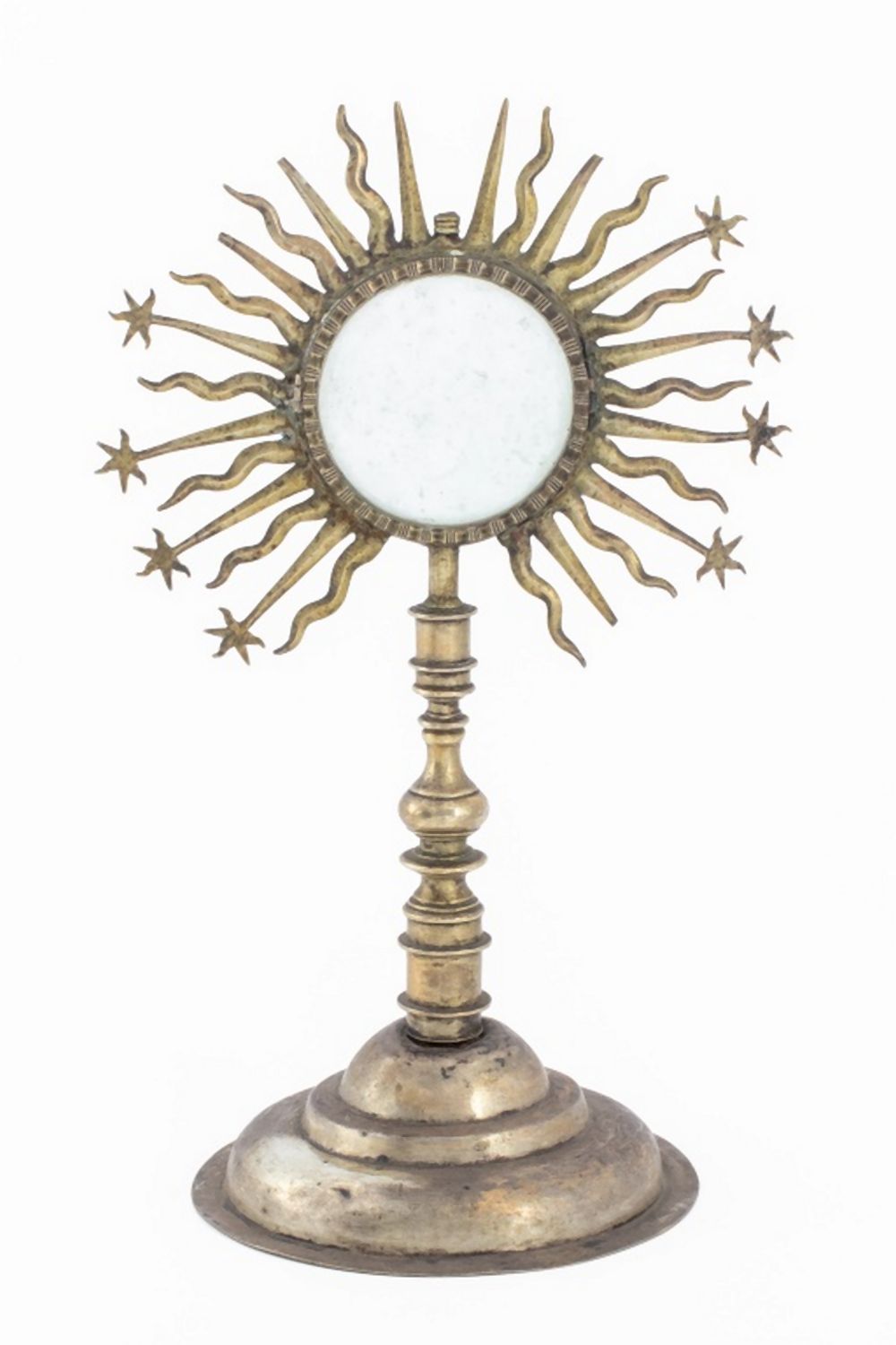 SILVER RELIQUARY MONSTRANCE 19TH 3cea5e