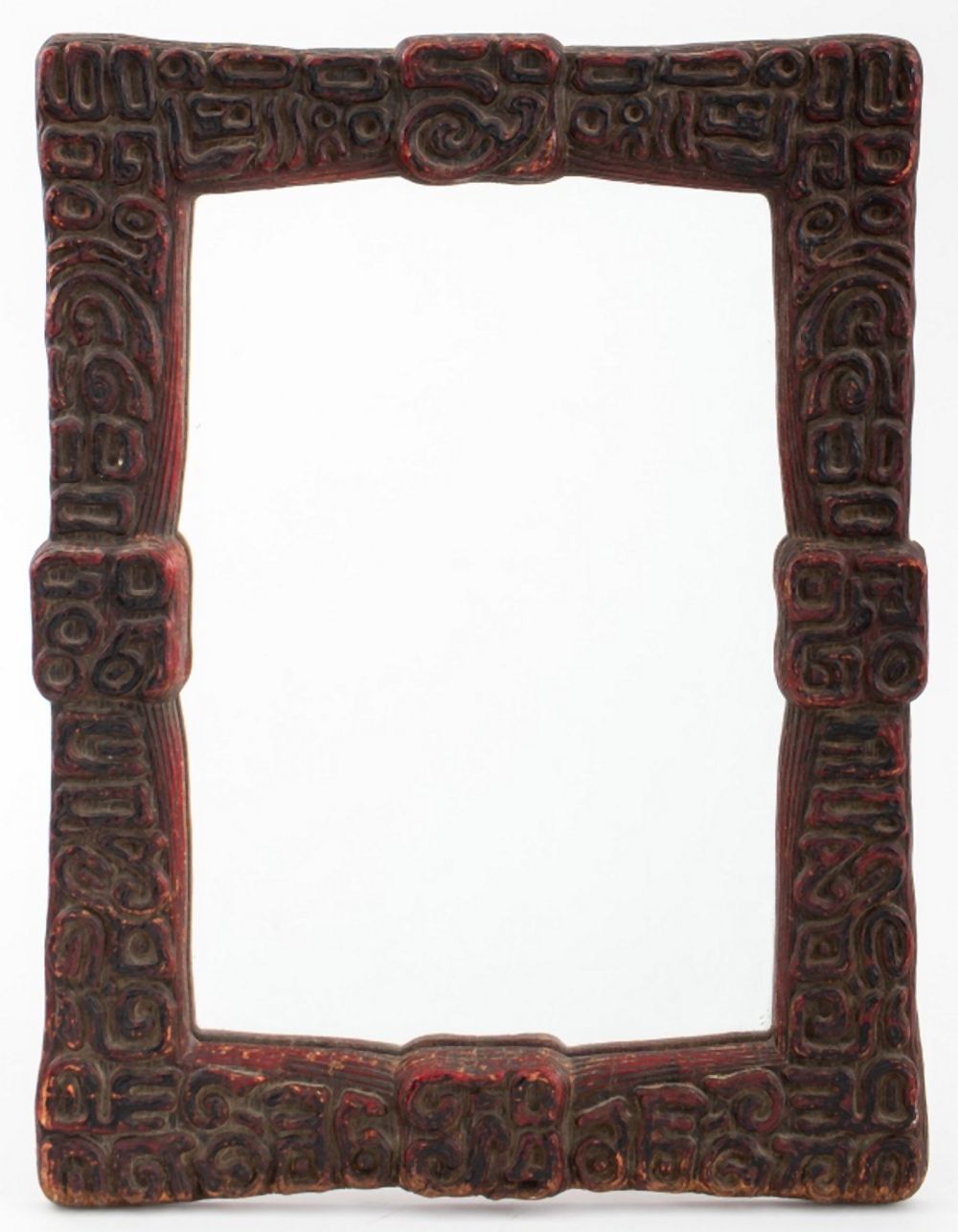 OCEANIC HAND CARVED HARDWOOD MIRROR 3cead8