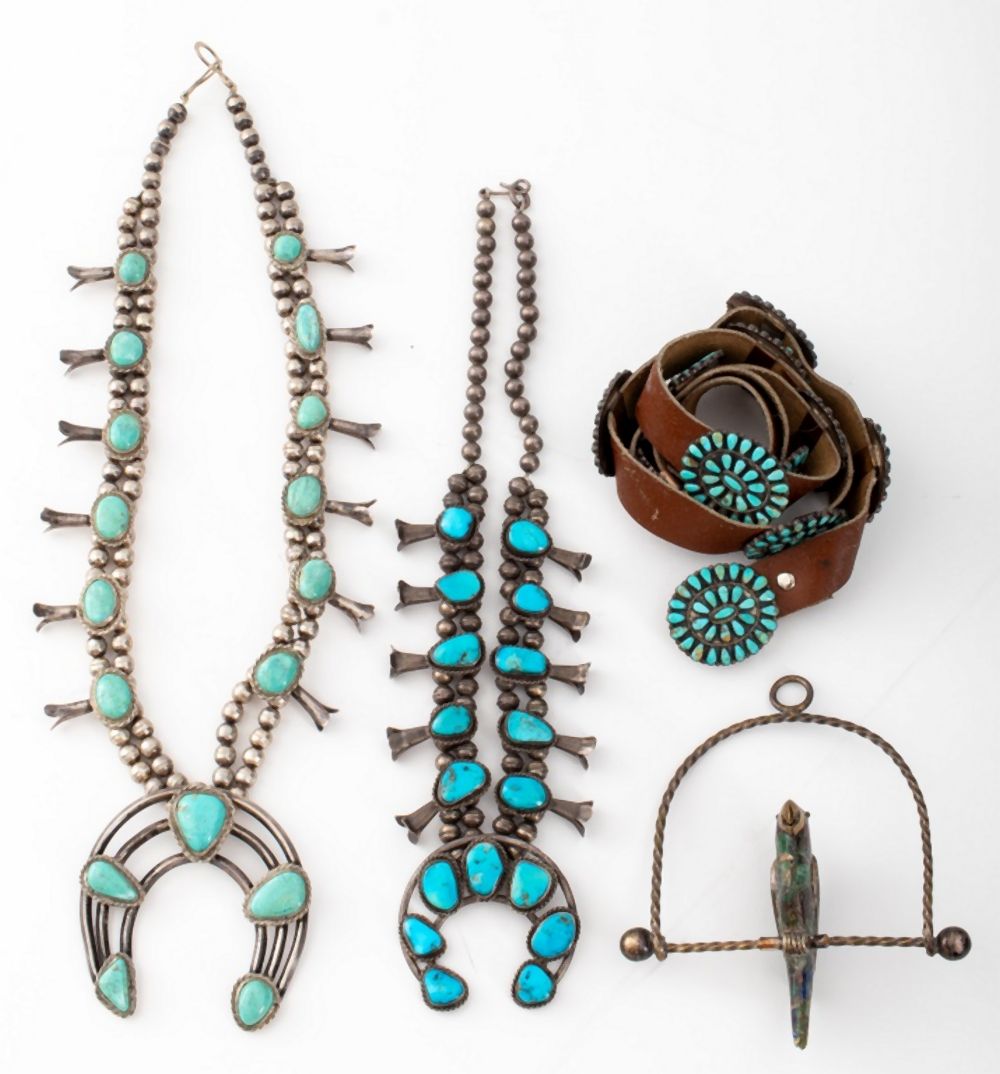 GROUP OF NATIVE AMERICAN TURQUOISE