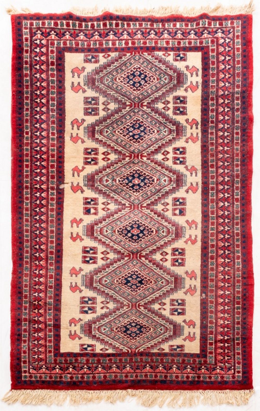 TURKISH PICTORIAL KILIM RUG, 6'