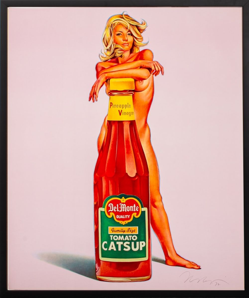 MEL RAMOS "CATSUP / DELLA MONTY"