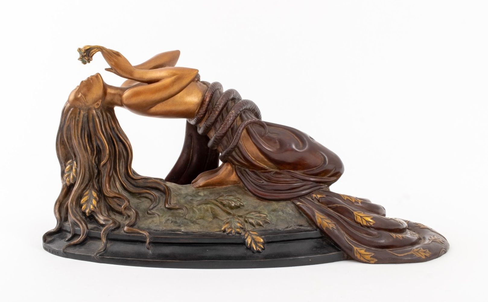 ERTE "PERFUME" PATINATED BRONZE