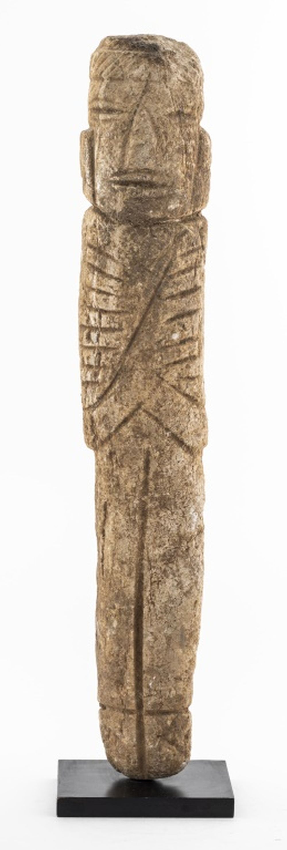 LARGE MEZCALA STONE CELT FIGURE