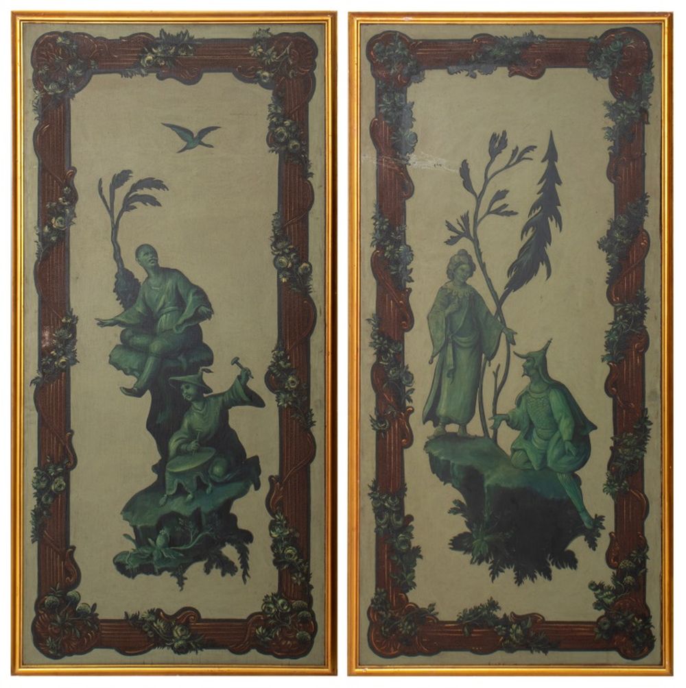 CHINOISERIE DECORATIVE WALL PANELS,