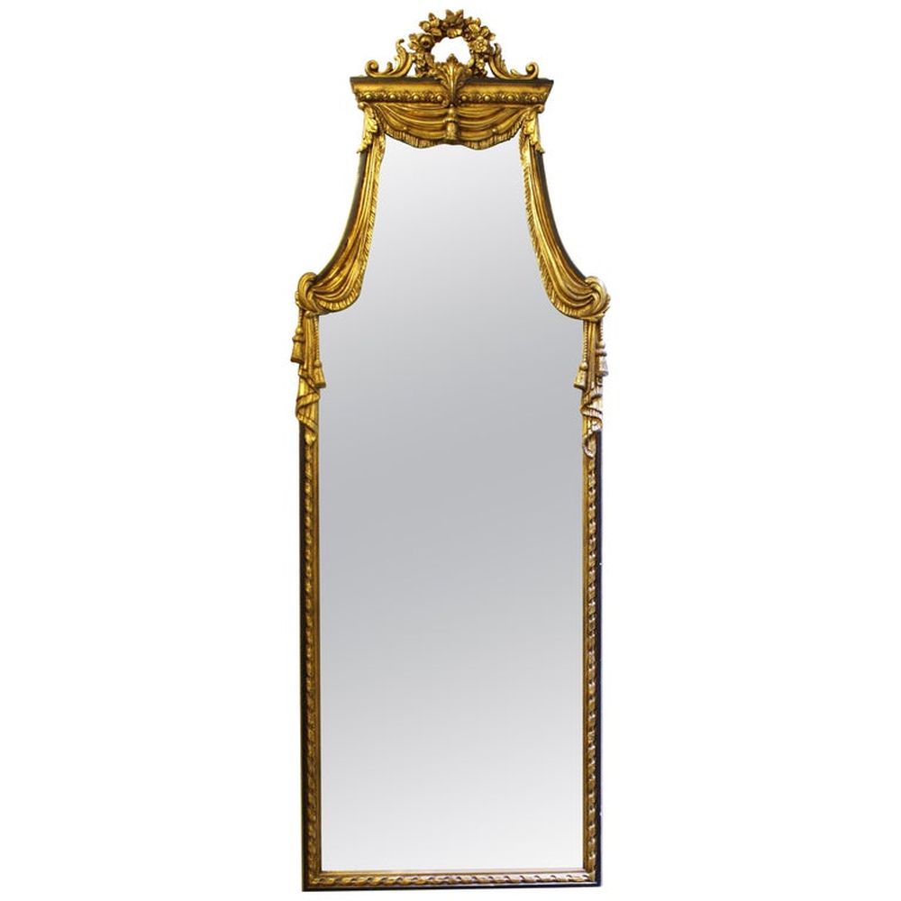 NEOCLASSICAL STYLE GILTWOOD WALL MIRROR