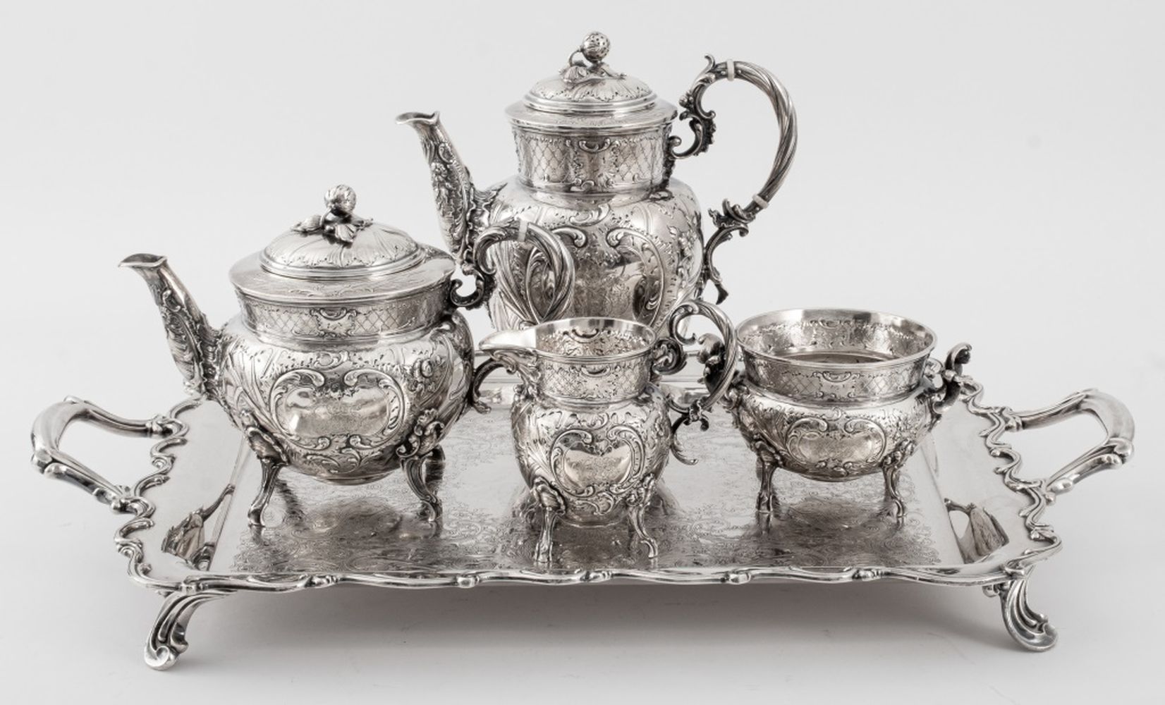 GERMAN SY WAGNER FIVE PIECE SILVER 3cedab