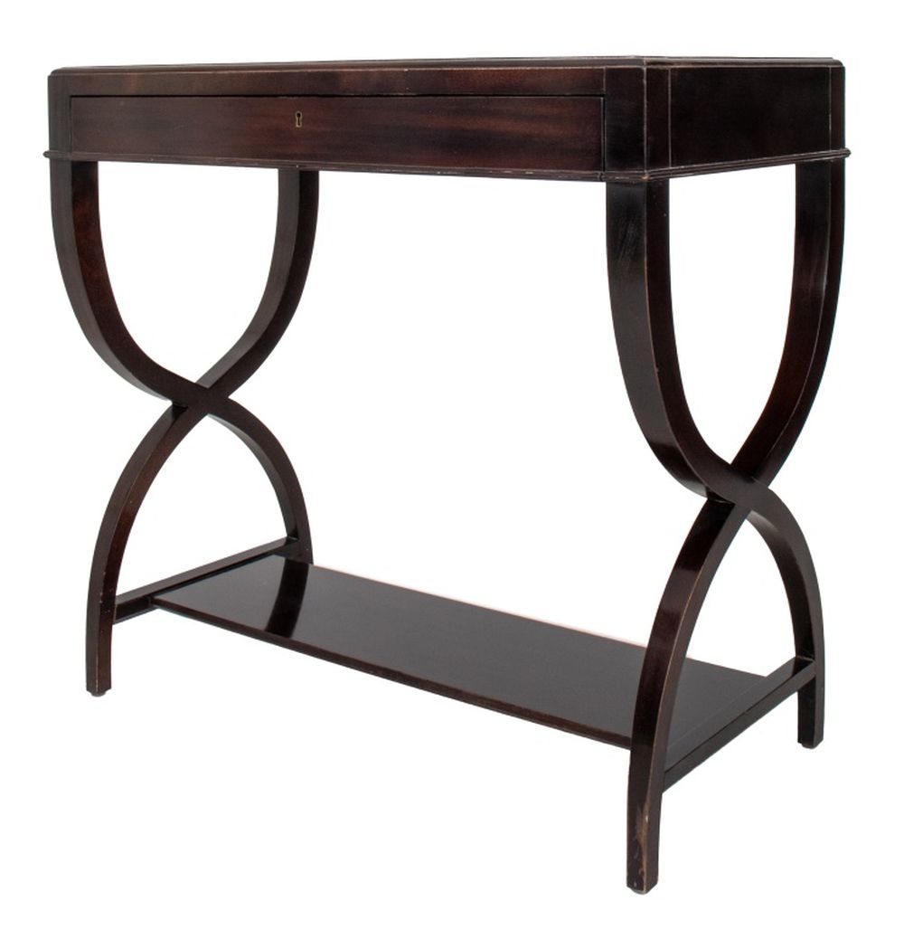 COUNCILL EMPIRE STYLE MAHOGANY TABLE,