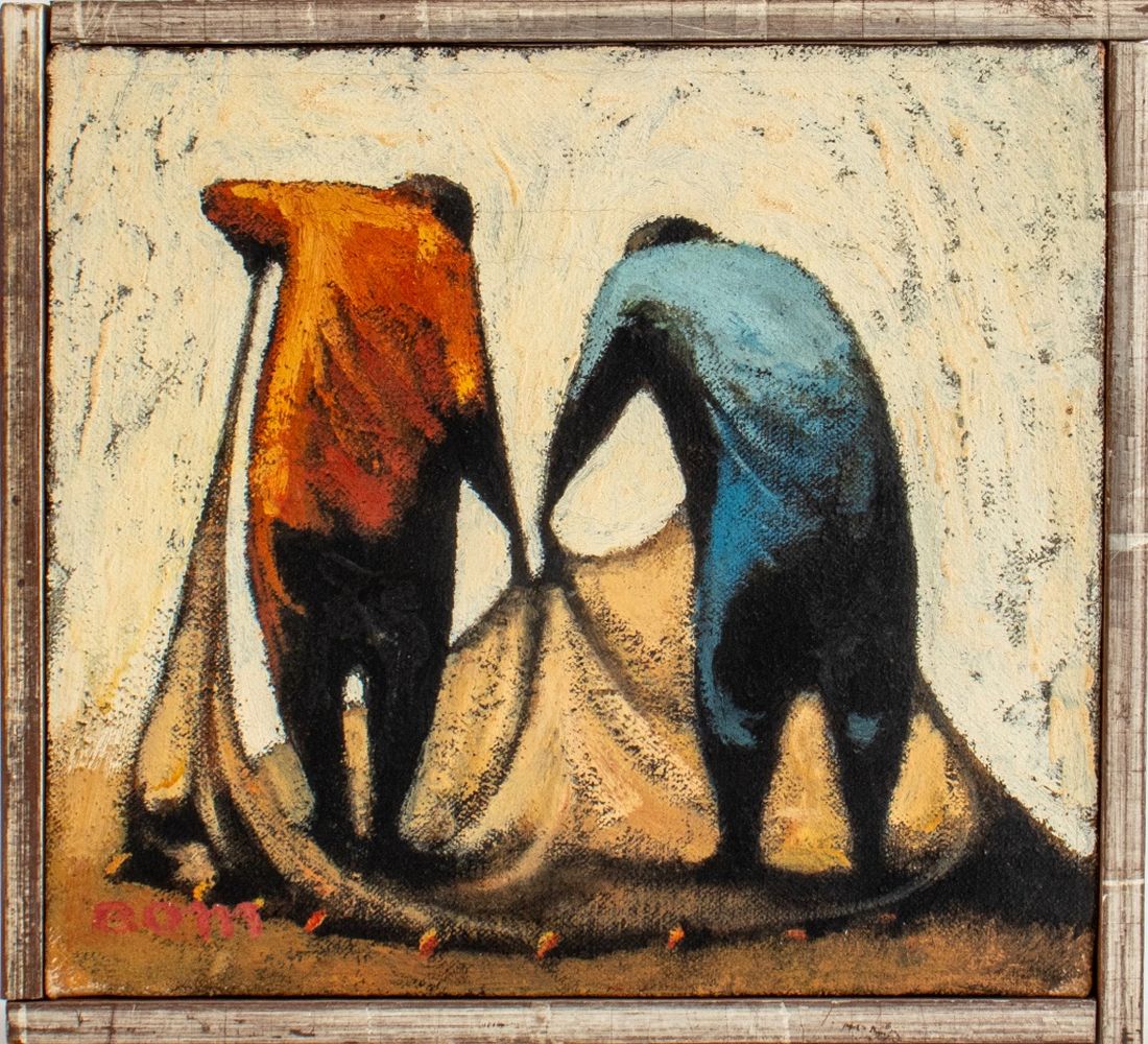 ERNESTO MONDORF "TWO FIGURES" OIL