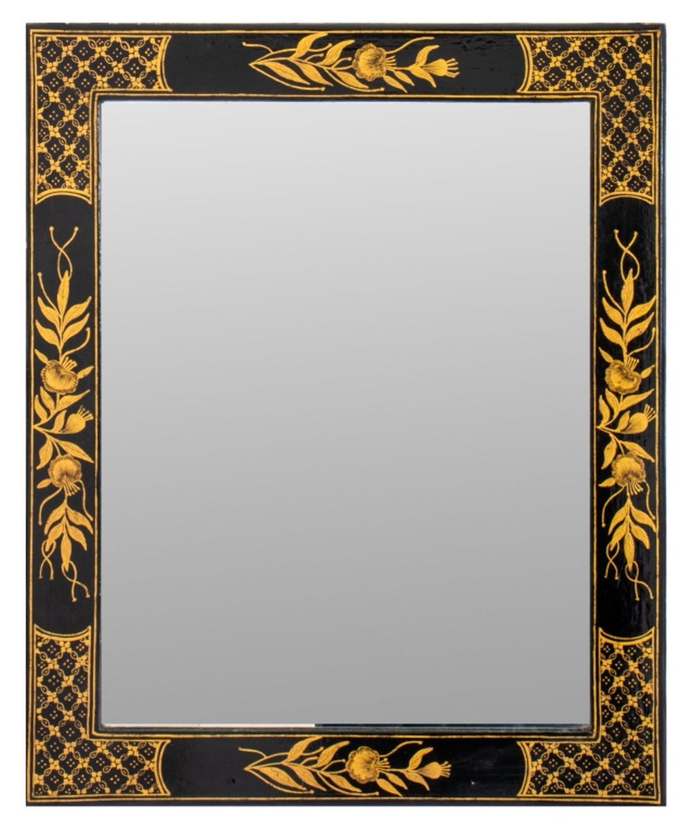 CHINESE GILT LACQUER BEVELED WALL 3ceeb1