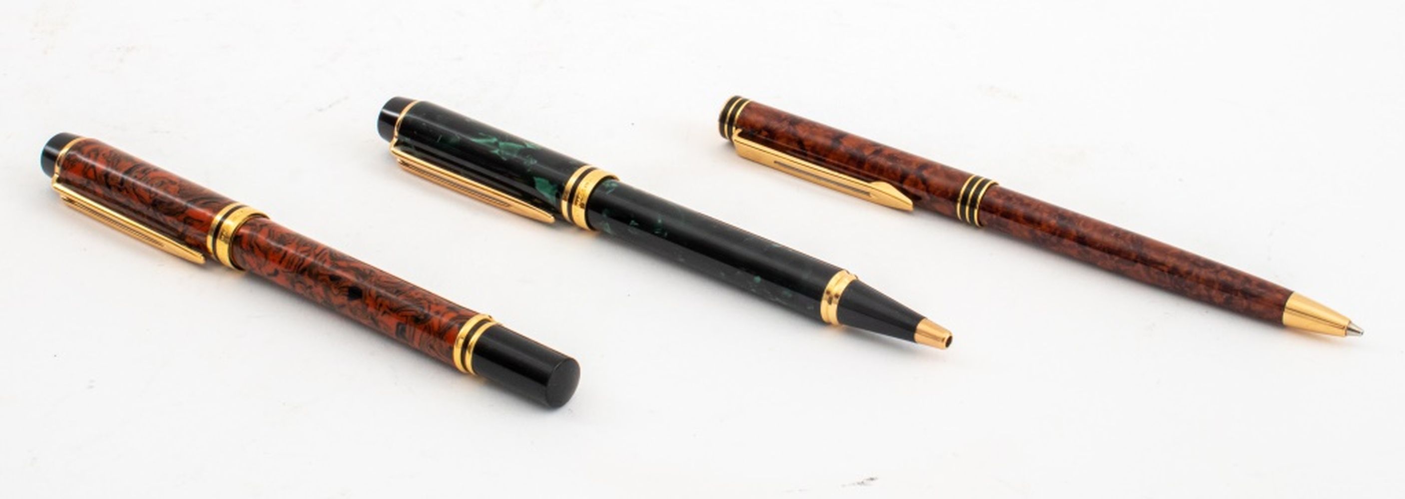 WATERMAN FRANCE PENS, 3 Group of