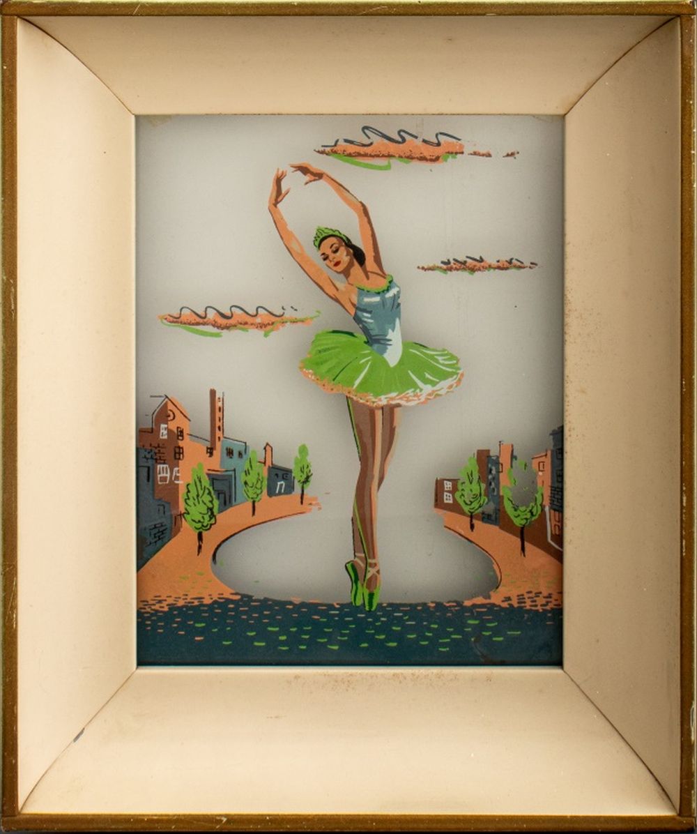 MID CENTURY MODERN BALLERINA SHADOW 3ceeea