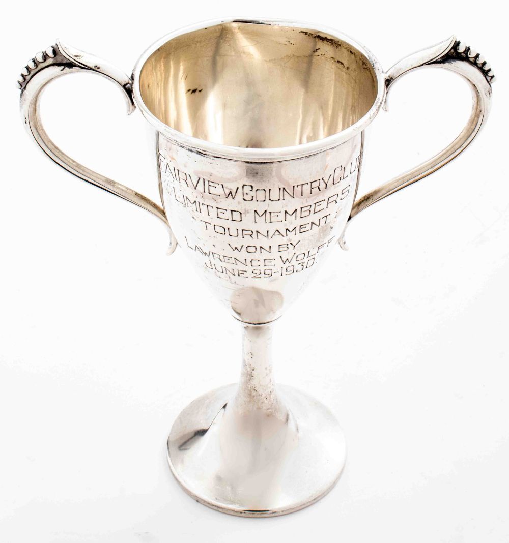 ELGIN AMERICAN STERLING GOLF TROPHY,