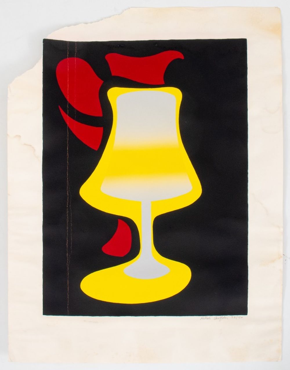 PATRICK CAULFIELD "RED JUG AND