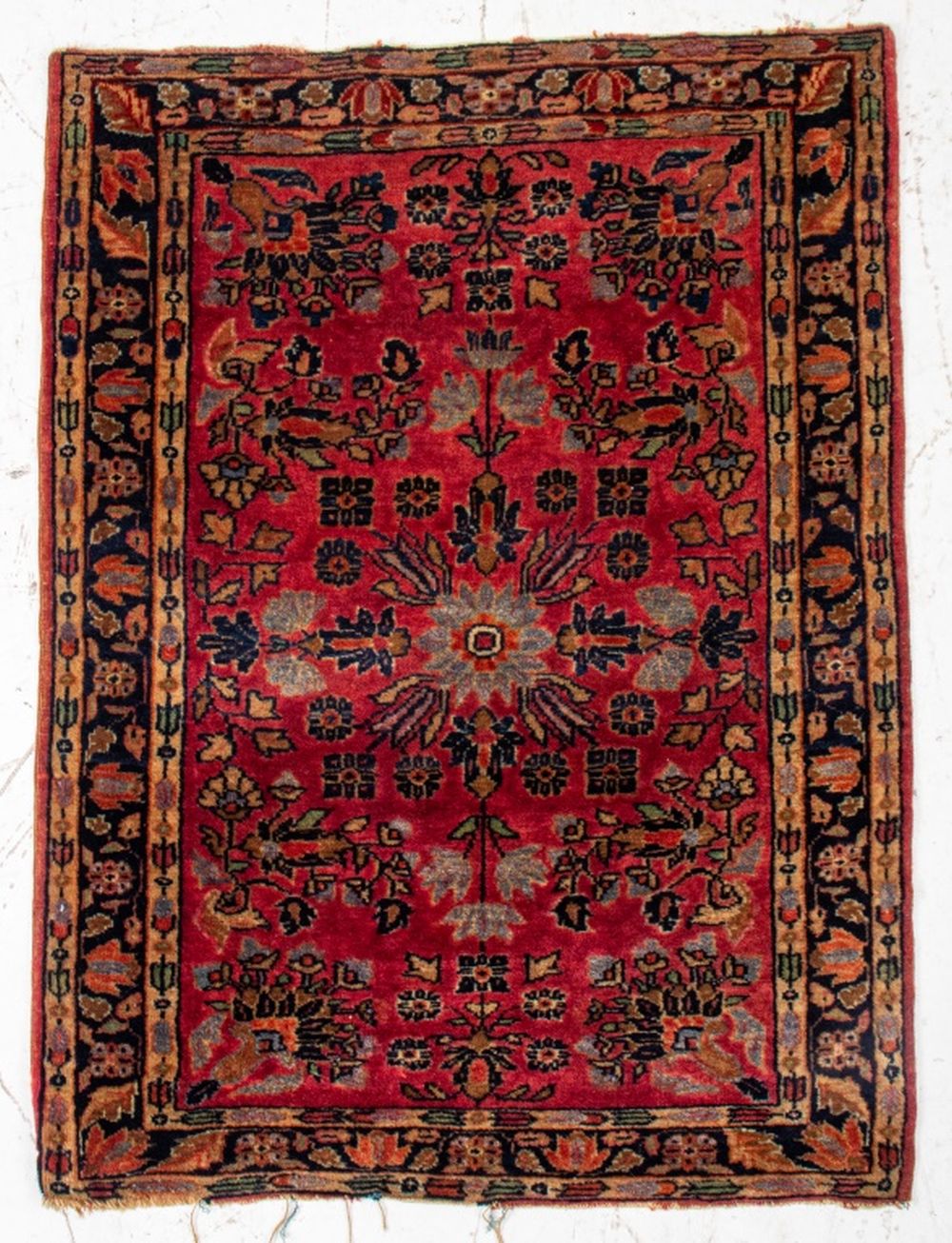 PERSIAN SAROUK RUG, 2' 8" X 2'