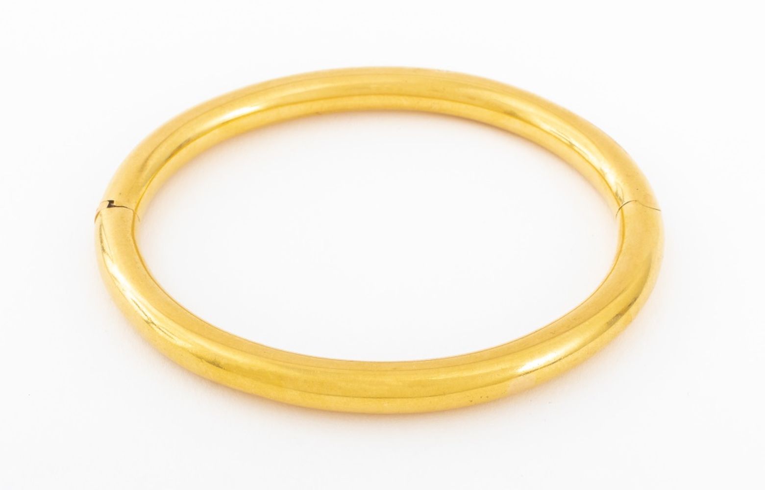 18K YELLOW GOLD BANGLE BRACELET 3cefff