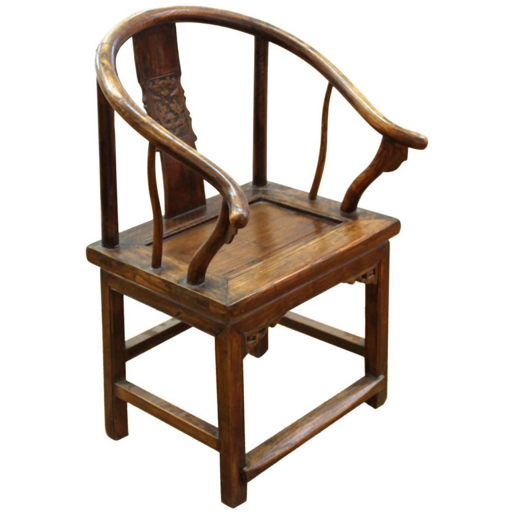 CHINESE HORSESHOE BACK ARMCHAIR 3cf0ed