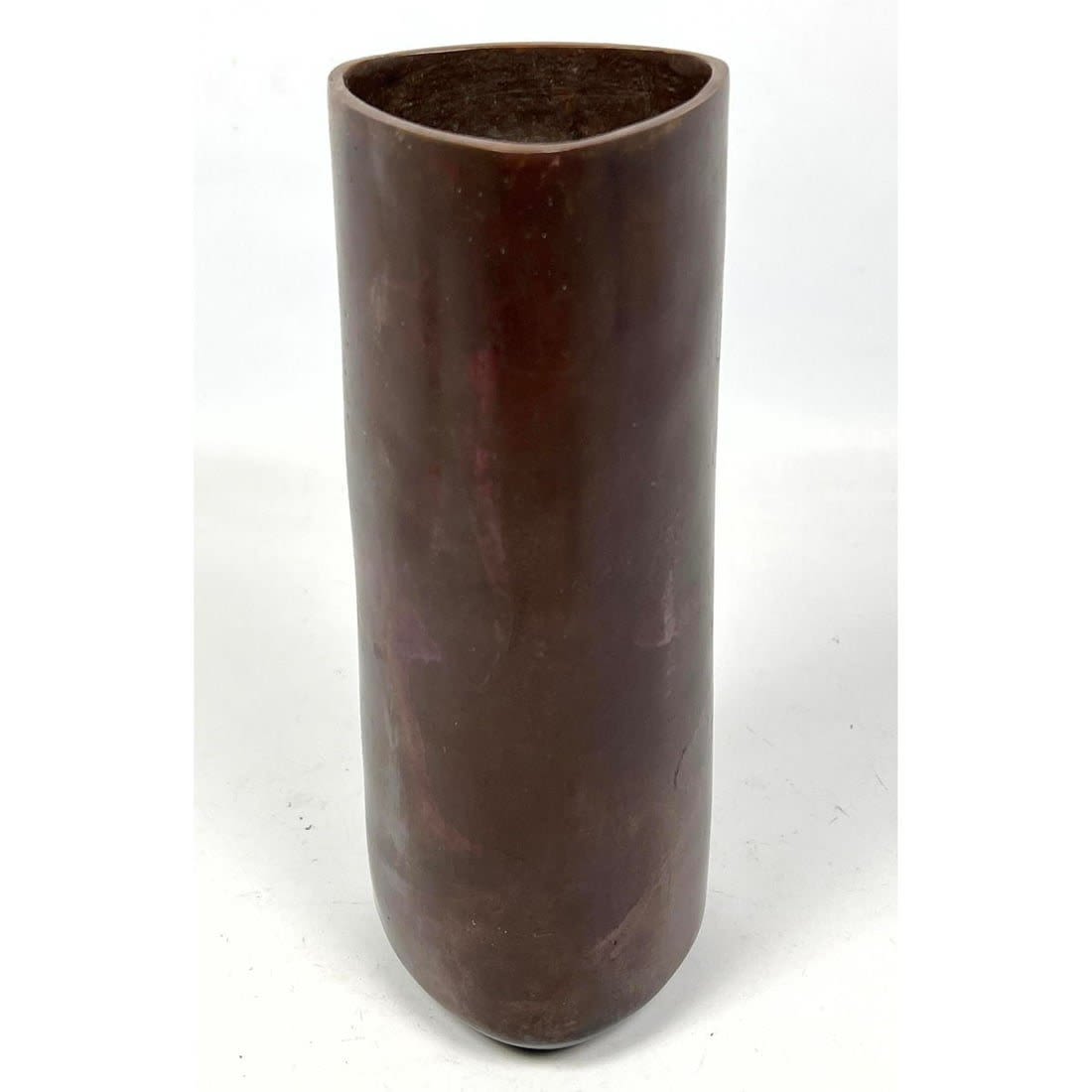 Arts and Crafts Solid Copper Vase  3cf118