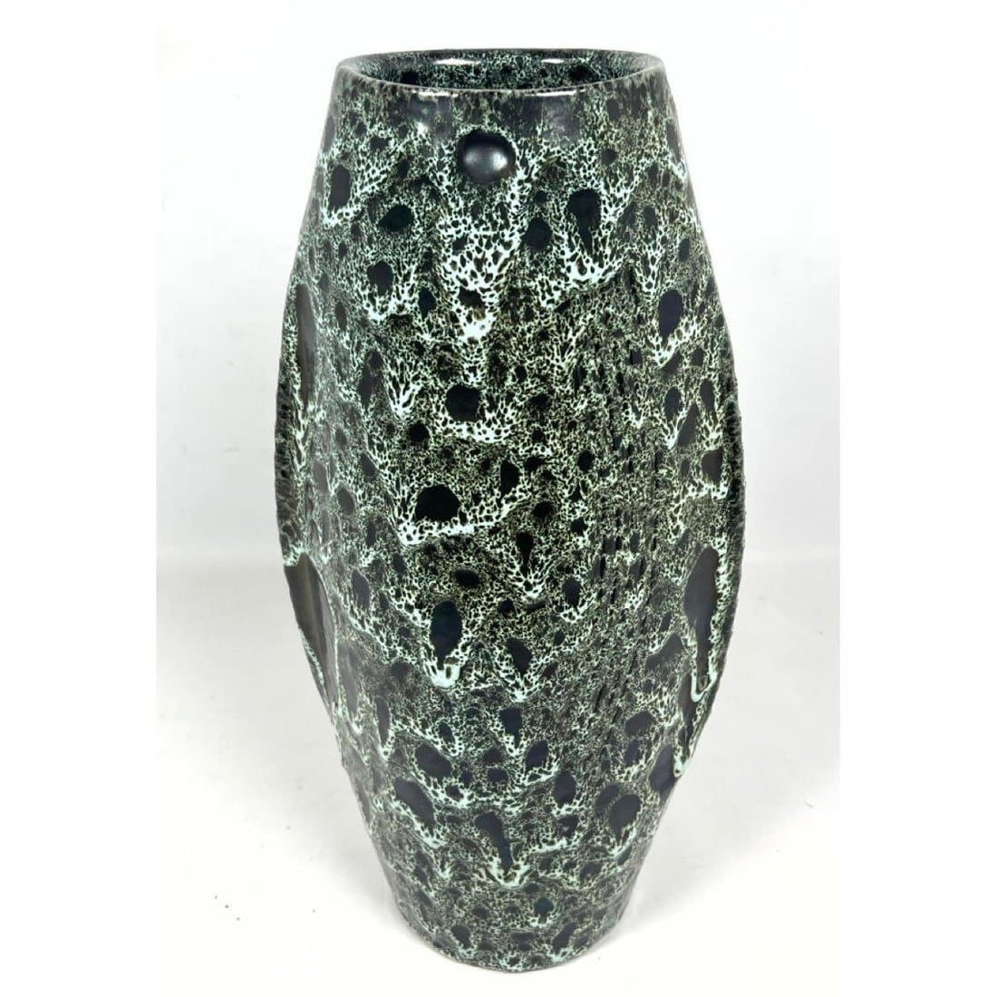 Modernist Pottery Vase with Volcanic