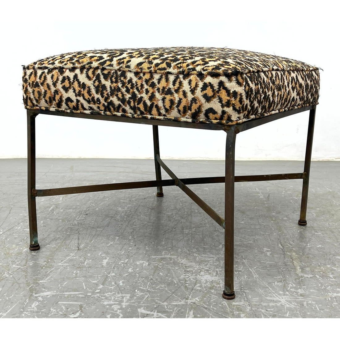 Paul McCobb style Foot Stool Ottoman.