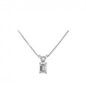 0.69CTS EMERALD CUT DIAMOND SO