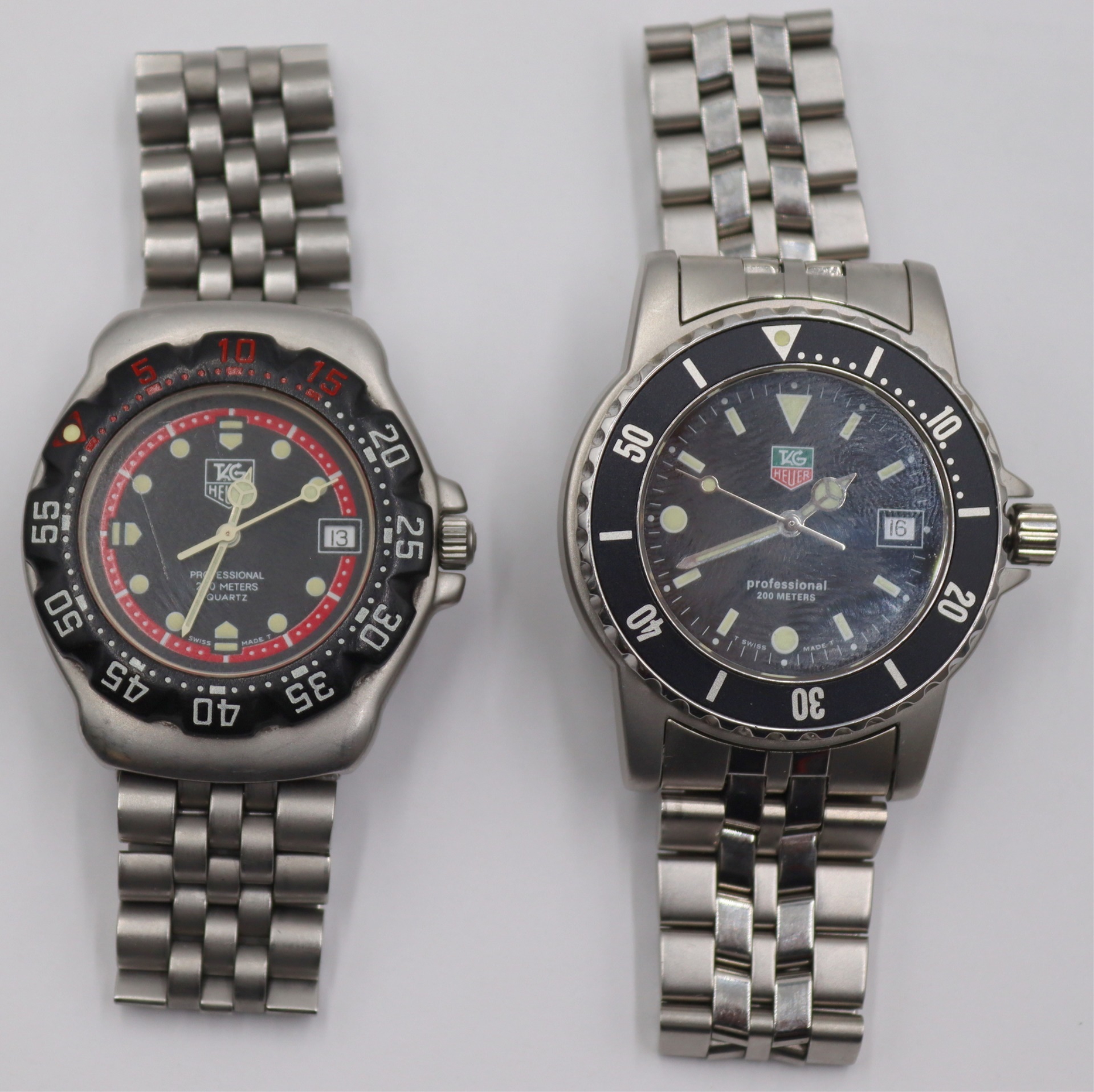 0JEWELRY. (2) VINTAGE TAG HEUER