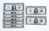 $1 & $5 SILVER CERTIFICATES Tw