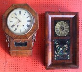 1 American Empire Clock and 1