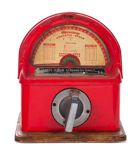 1 CENT MERCURY ATHLETIC SCALE