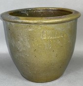 1 GALLON STONEWARE CREAM CROCK