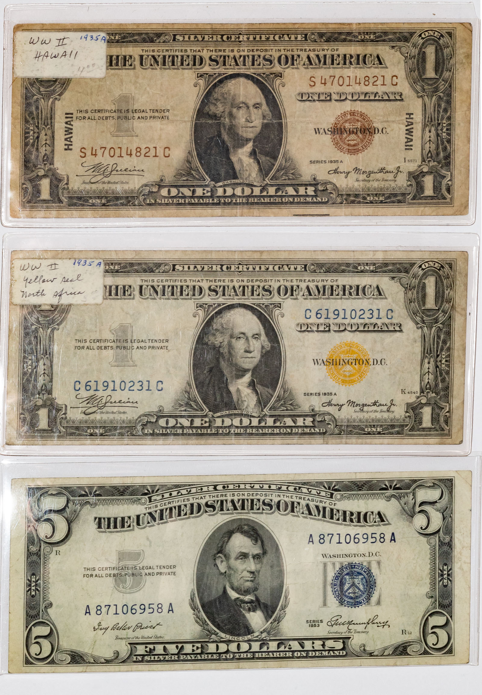 $1 HAWAII, $1 N AFRICA & $5