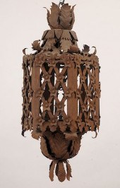 1 IRON LANTERN & 1 GOTHIC STYL