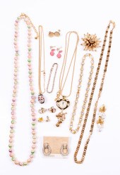 (1) Joan Rivers pastel beaded