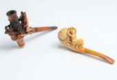 1 MEERSCHAUM & 1 BRIARWOOD PIP
