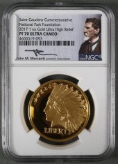 1 OZ GOLD SAINT GAUDENS DOUBLE