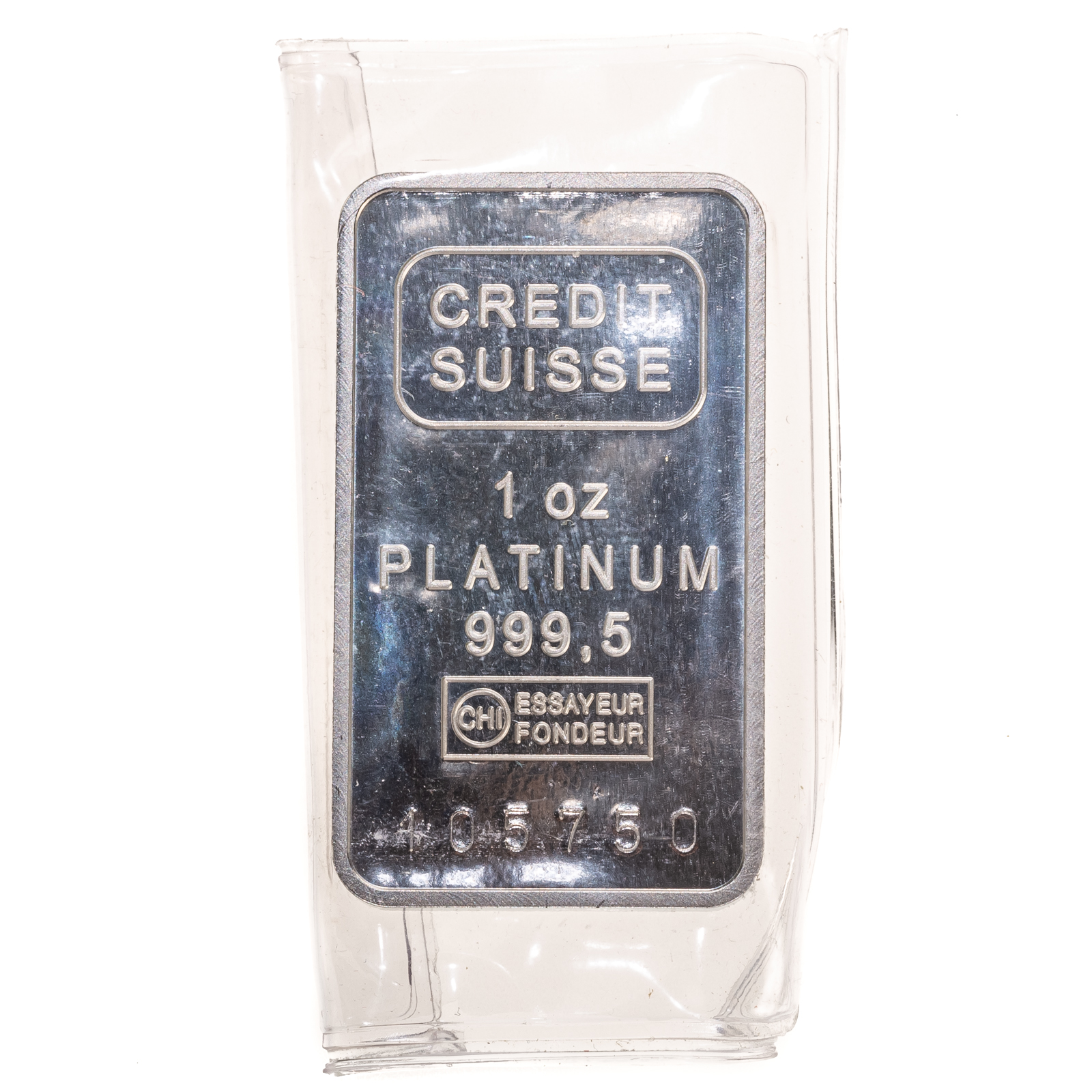 1 OZ PLATINUM .995 BAR CREDIT
