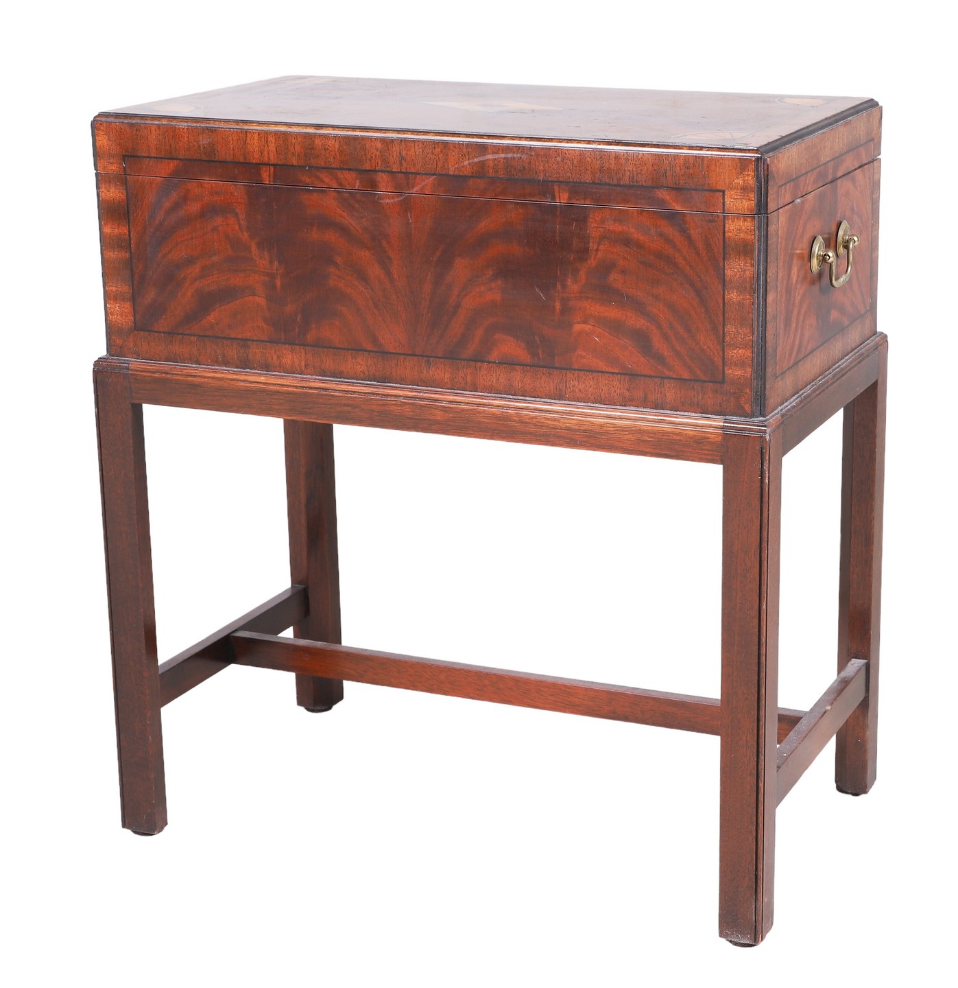 1-pc mahogany inlaid document box