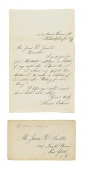 1 piece.  Autograph Letter Sig